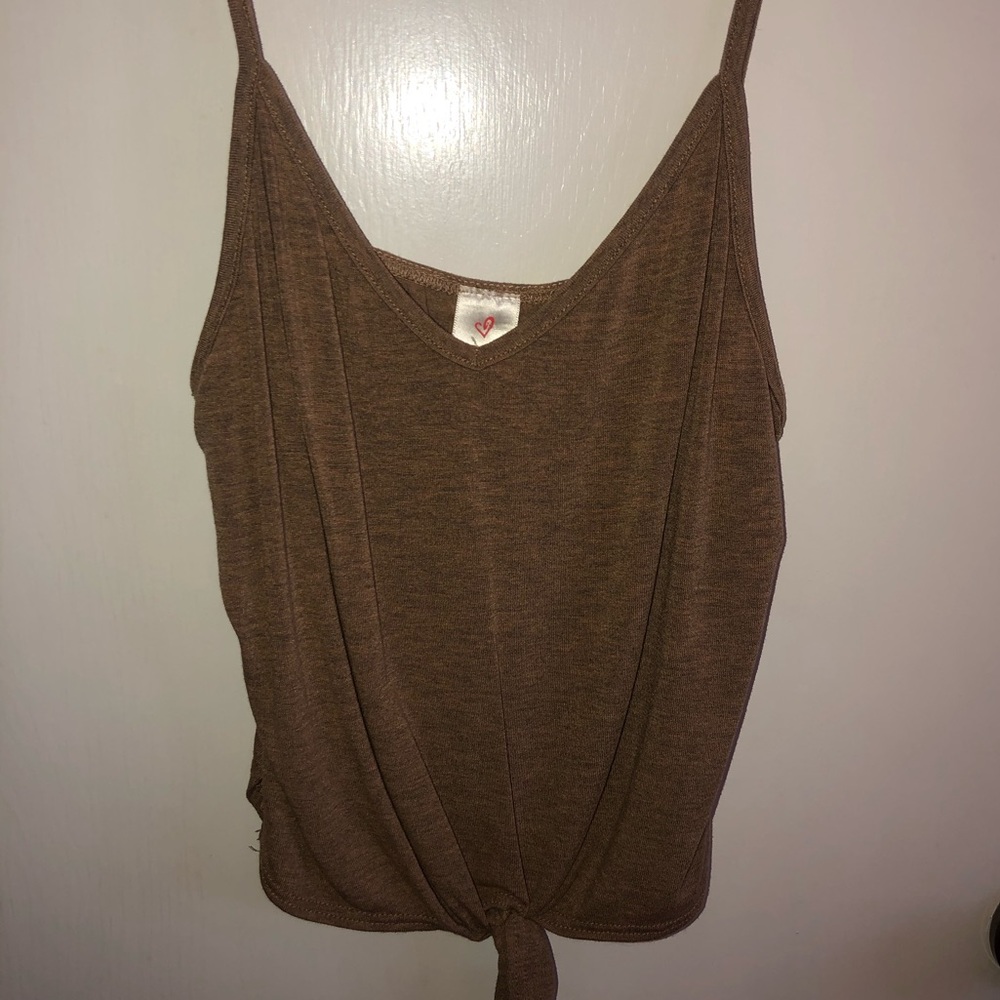 Brown Cropped Top